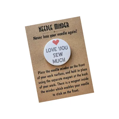 Love You Sew Much Needle Minder 1