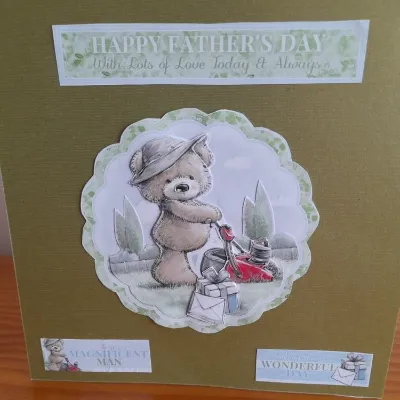 Lovely hand made Fathers day card. 1