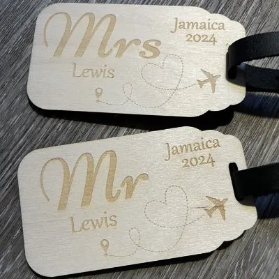 Luggage Tags, Wedding Abroad, Honeymoon 1
