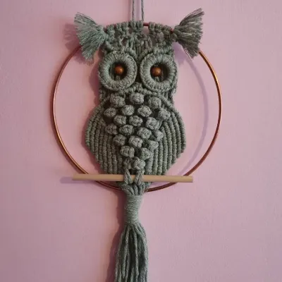 Macrame Owl dream catcher, dream catcher 7