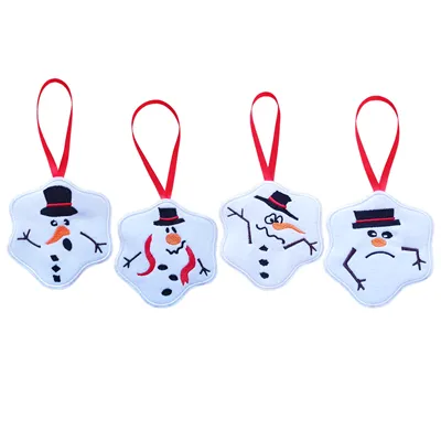 Melted Snowman Christmas Decoration