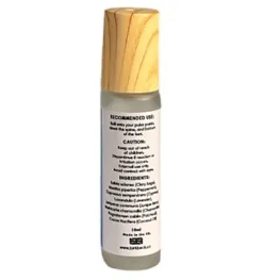 Menopause | Essential Oil Roller 10ml back of bottle carrier oil fractionated coconut oil