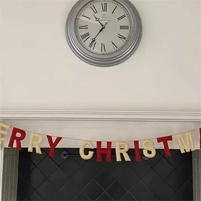 Merry Christmas Felt Bunting (744) 1