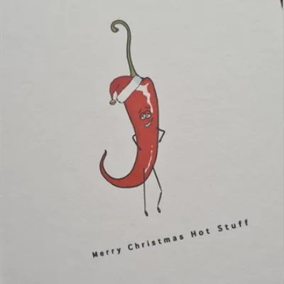 Merry Christmas Hot Stuff, Card 3