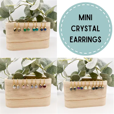 Mini Crystal Earrings 4