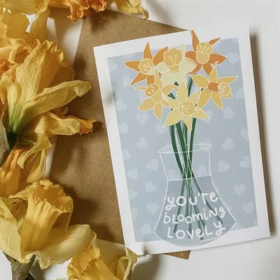 Mothers Day Blooming Lovely Card