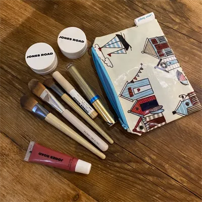 Oil Cloth Make Up Bag (755) 1