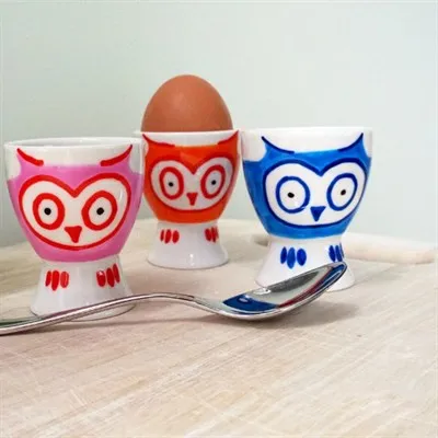 Owl Egg Cup in situ