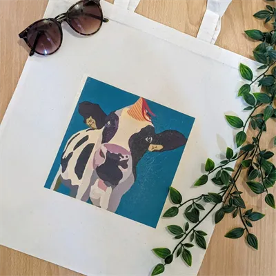 Party cow shopper/ tote bag 1