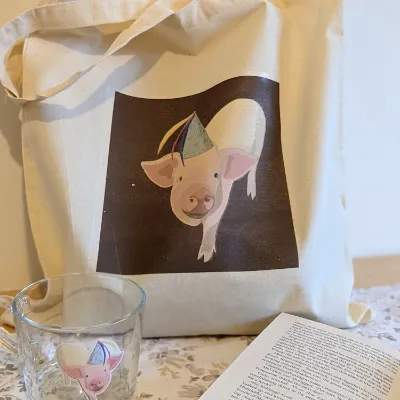 Party Pig tote bag 2