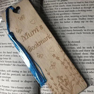 Personalised engraved bookmark, Mother’s 3
