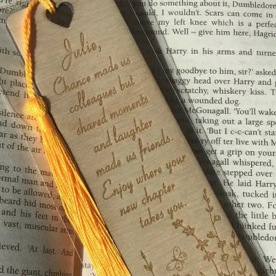 Personalised engraved bookmark, Mother’s 5