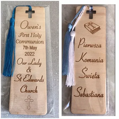 Personalised engraved Christian wooden b 3