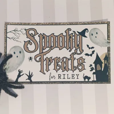 Personalised Halloween Treat Box I Spook 4