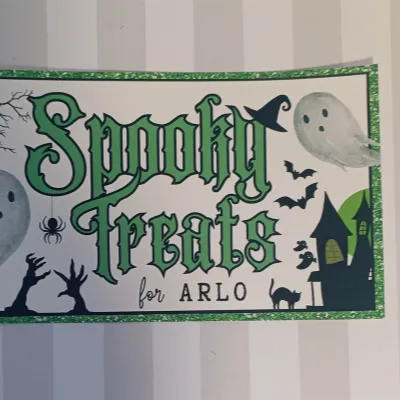 Personalised Halloween Treat Box I Spook 5