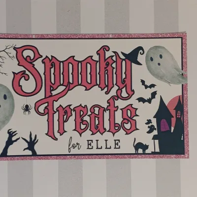 Personalised Halloween Treat Box I Spook 6