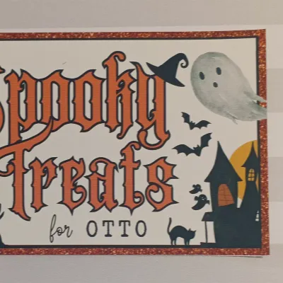 Personalised Halloween Treat Box I Spook 9