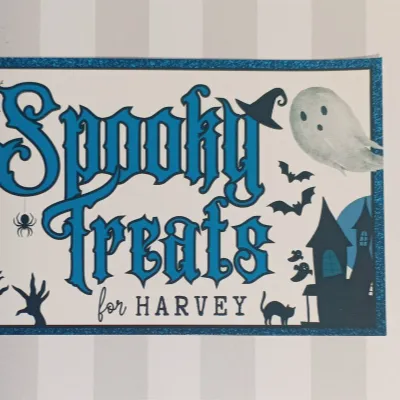 Personalised Halloween Treat Box I Spook 14