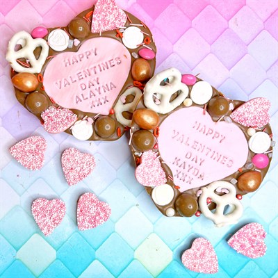 Personalised Valentines Chocolate by Coco Queens
