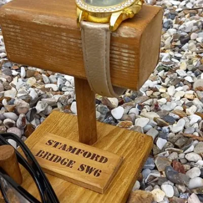Personalised watch and glasses stand 4