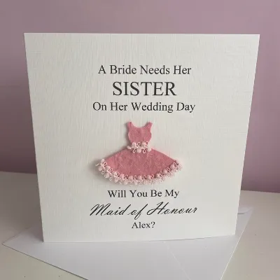 Personalised Will You Be Bridesmaid Card 2