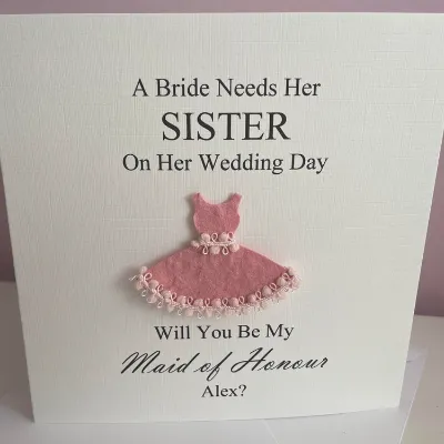 Personalised Will You Be Bridesmaid Card 3