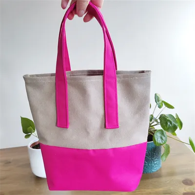 Pink Strong Small Tote Bag 1
