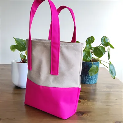 Pink Strong Small Tote Bag 6