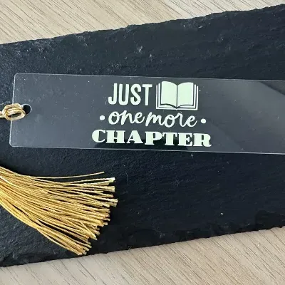 Quote Acrylic Bookmarks With Tassel 3