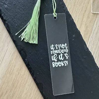 Quote Acrylic Bookmarks With Tassel 4