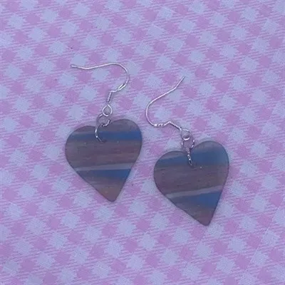 Rainbow sky Shimmer earring collection heart 2