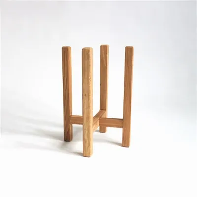 Reversible Slim Oak Plant Stand