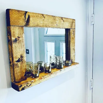 Rustic Bathroom mirror 5