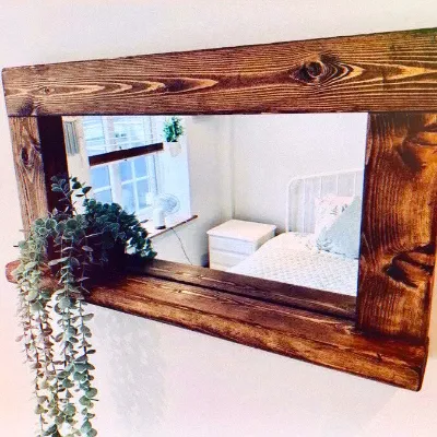 Rustic Bathroom mirror 8