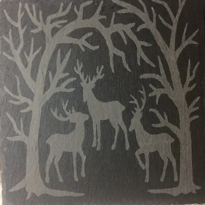 Rustic Deer within trees