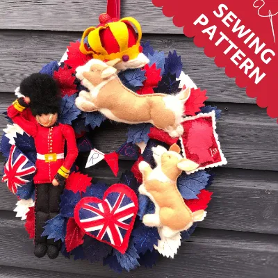 Sewing Pattern - Queens Jubilee Wreath 1