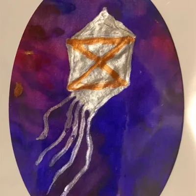 Silk Kite-Cards for Palestine 8