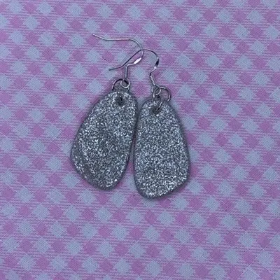 Silver starlight Irregular Teardrops 2