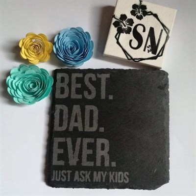 Slate Father’s Day Coasters by Something New 52