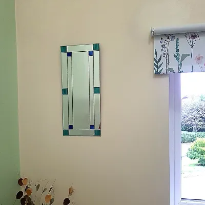 Small Rectangular Art Deco Mirror