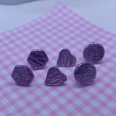 Spring fling stud trio purple zebra 2