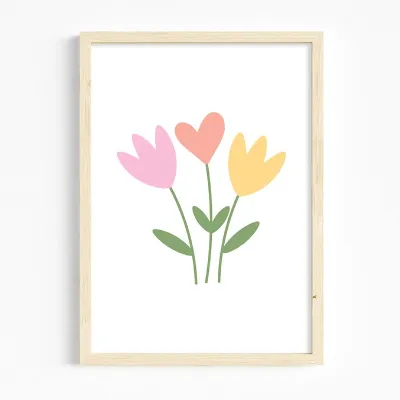 Spring Flowers A4 Print 1