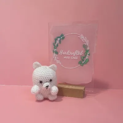 Squishy crochet bear 1