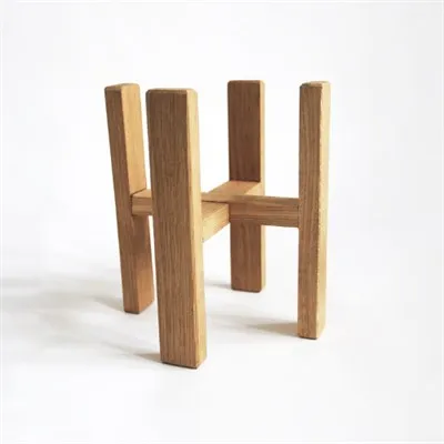 Standard Chunky Oak Plant Stand