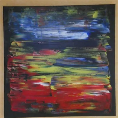 Stillness in Movement Acrylic on canvas can be displayed in any of four rotations