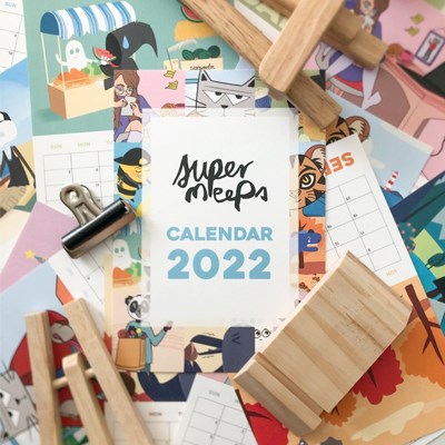 Supermeeps Calendar 2022