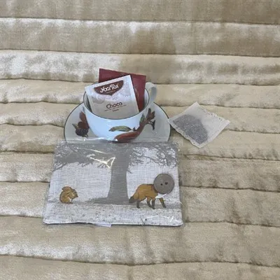 Squirrel and Fox Tea Bag Wallet