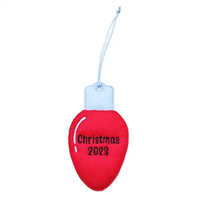 Teacher Christmas Lightbulb Ornament 8