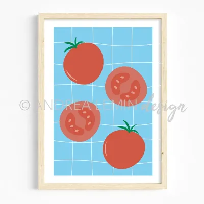 Tomatoes Kitchen Print 1
