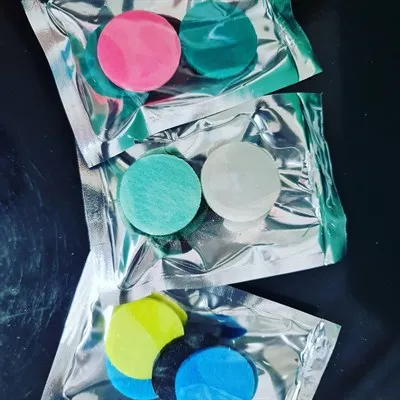 Vacuum scent disks